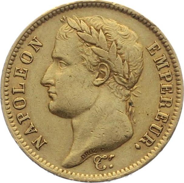 Frankreich 40 Francs 1811 A - Napoleon Empereur